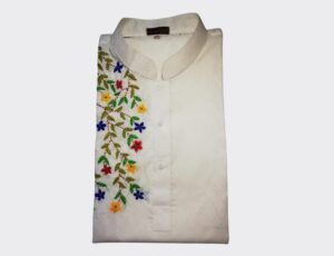 Elegant Hand Embroidery Panjabi – Royal Black
