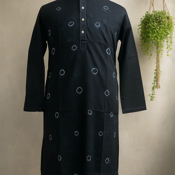 Dhuti cotton fabric.. Tie dye Panjabi